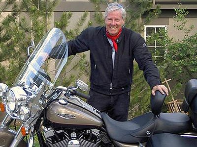 John Gussenhoven bought a Harley-Davidson, learned to ride it proficiently, and then marked his route with a bold “X” across a map of the 48 states.