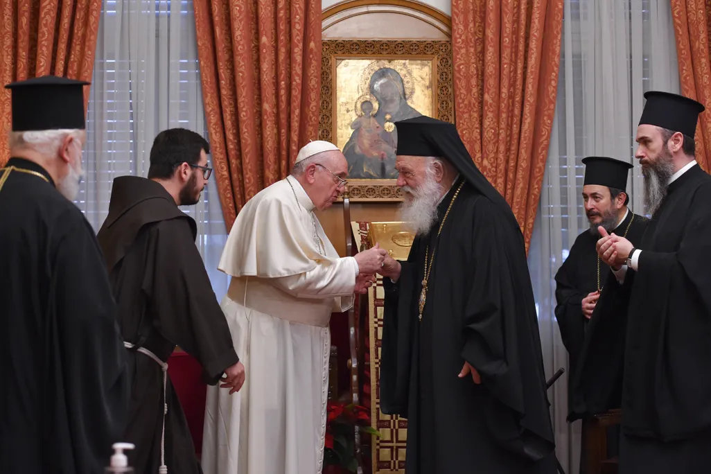 Pope Francis and Greek Archbishop