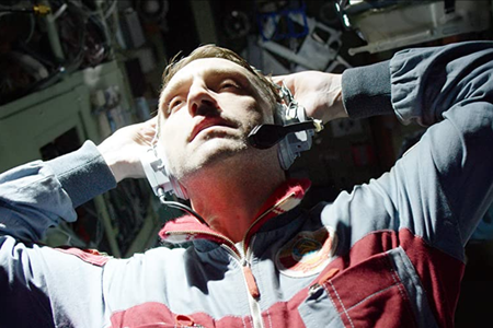 A still from the 2017 film Salyut-7, about the daring rescue of a Soviet space station in 1985.