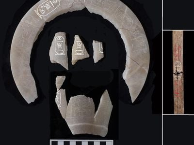 Pottery shards helped researchers identify the tomb as Thutmose II&#39;s.