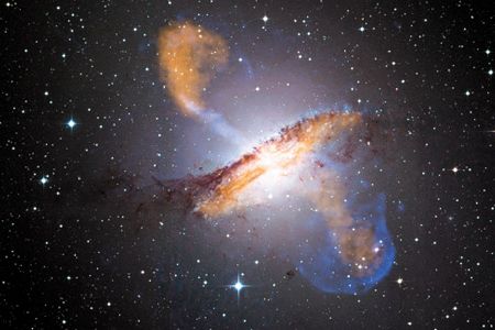 Experience the life cycles of stars and galaxies, such as Centaurus A galaxy, shown here, through January 2012 at the National Museum of Natural History.