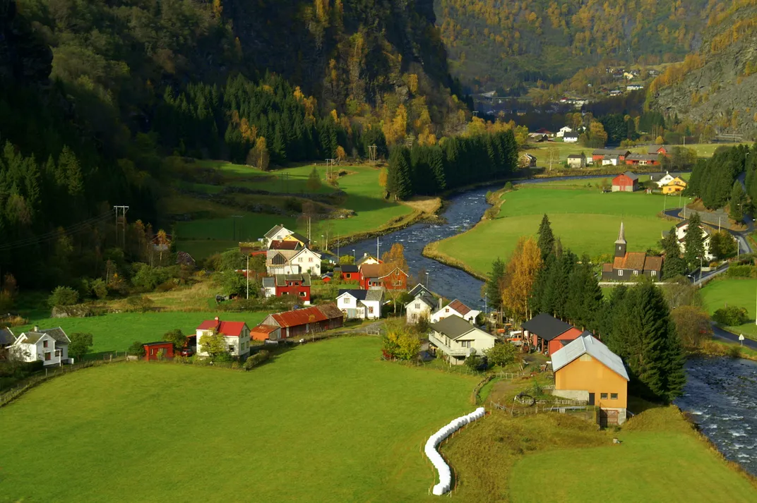 Norway's beautiful Flam Valley