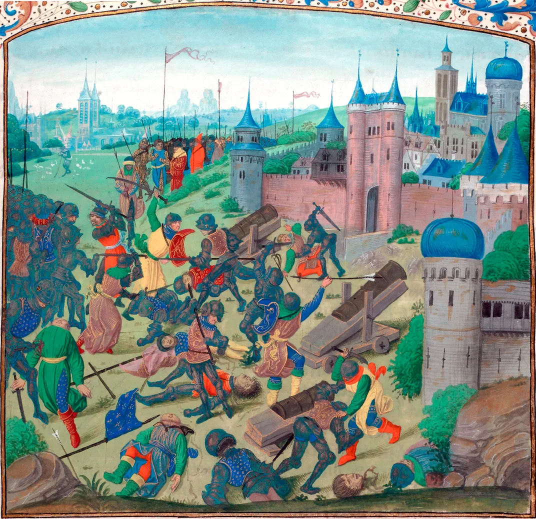 Carrouges died at the Battle of Nicopol in 1396