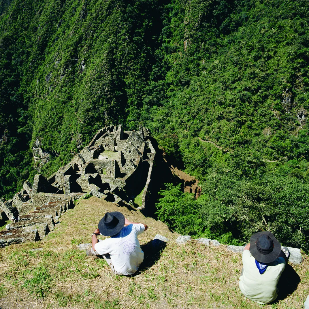 Pondering the site, Machu Picchu. Credit: Inka Terra Machu Picchu