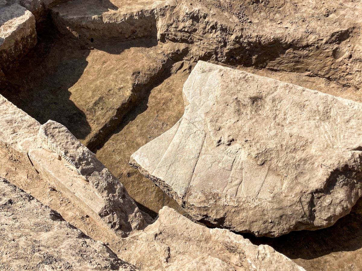 Archaeologists Unearth an Ancient Relief Depicting an Assyrian King and Rare Deities