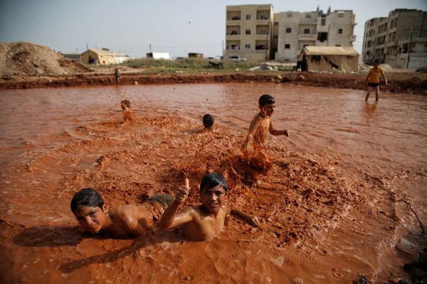 swimming in muddy water thumbnail