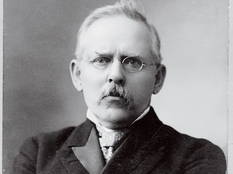 A portrait of Jacob Riis