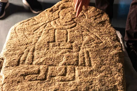The 900-year-old picture stone features a carving that may depict Otto of Bamberg.