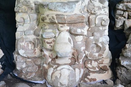 Researchers restored the mask before reburying it to protect against looters and erosion.