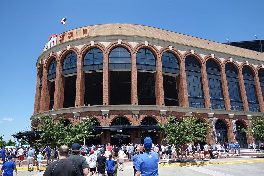 Citi Field Stadium With Crowd