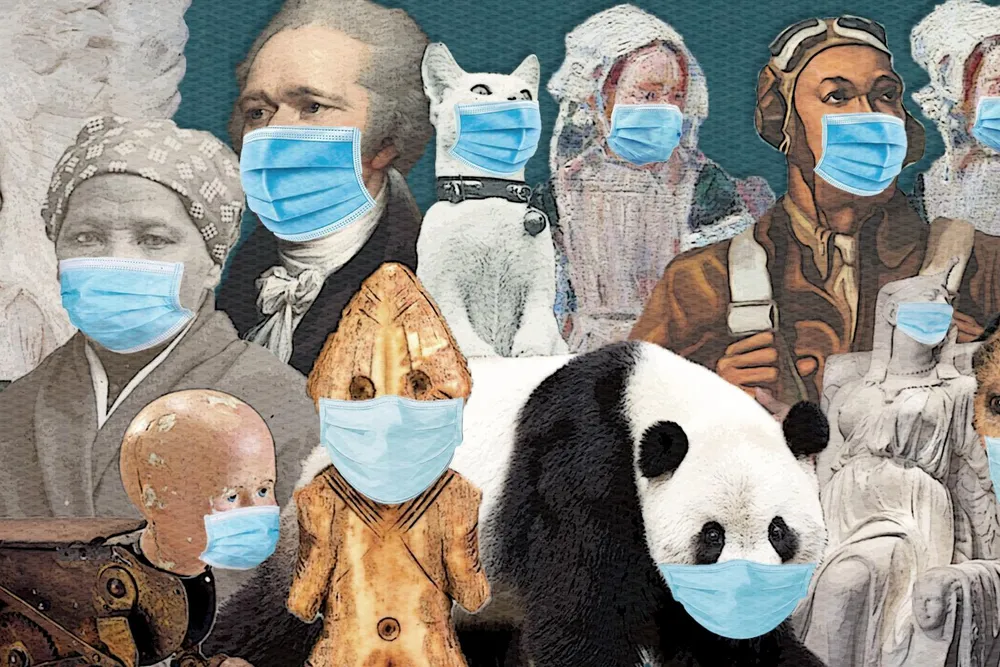 Smithsonian figures with masks on (longform main)
