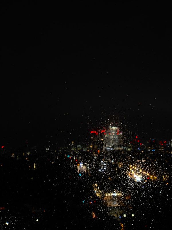 City of London through rain-lashed window thumbnail