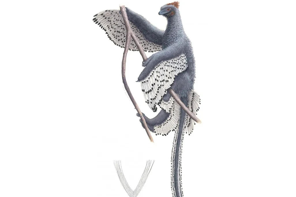 A new depiction of <em>Anchoirnis</em> and its contour feather.