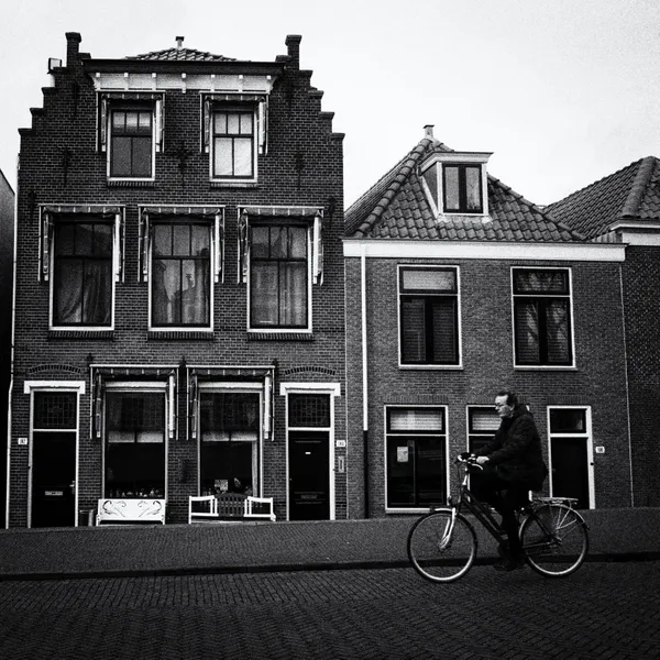 Bicyclist in Delft thumbnail
