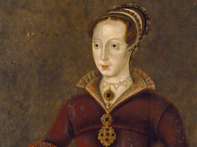 Art historians have questioned whether this portrait is truly a replica of one painted while Jane Grey was still alive, but there's no way to know for sure.