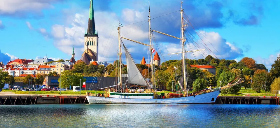  Port in Tallinn, Estonia 
