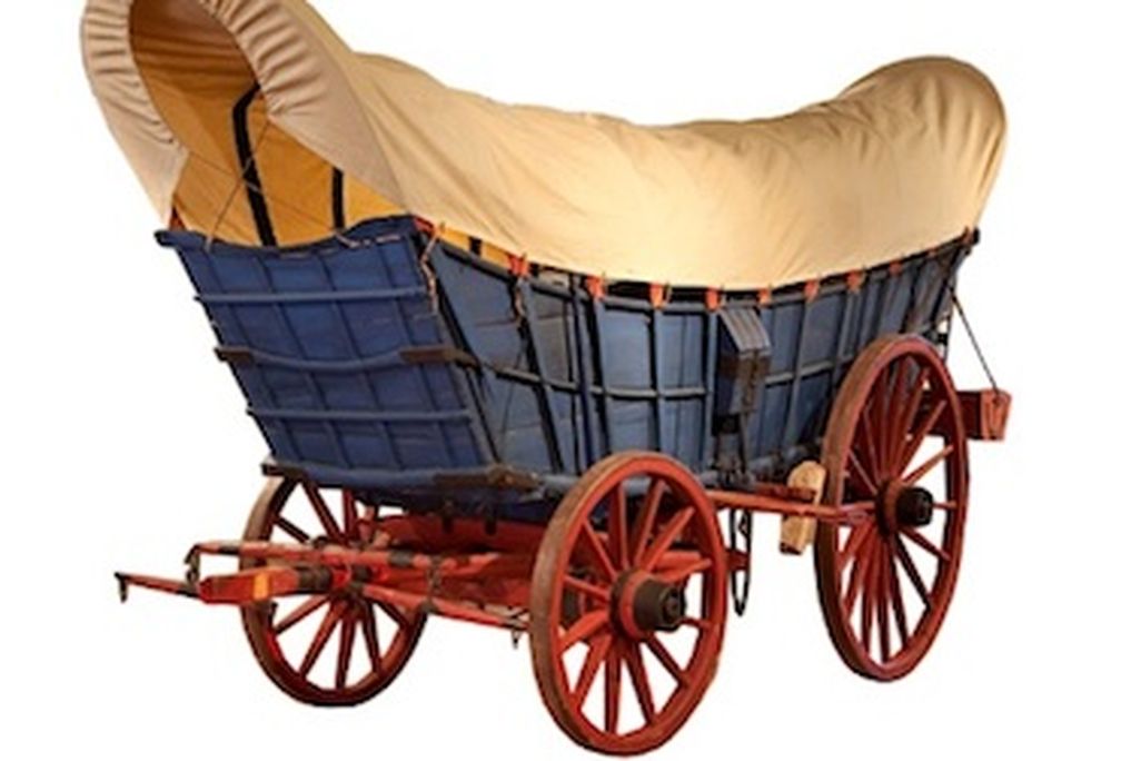 Once the king of the road, the Conestoga Wagon could haul up to five tons of cargo.
