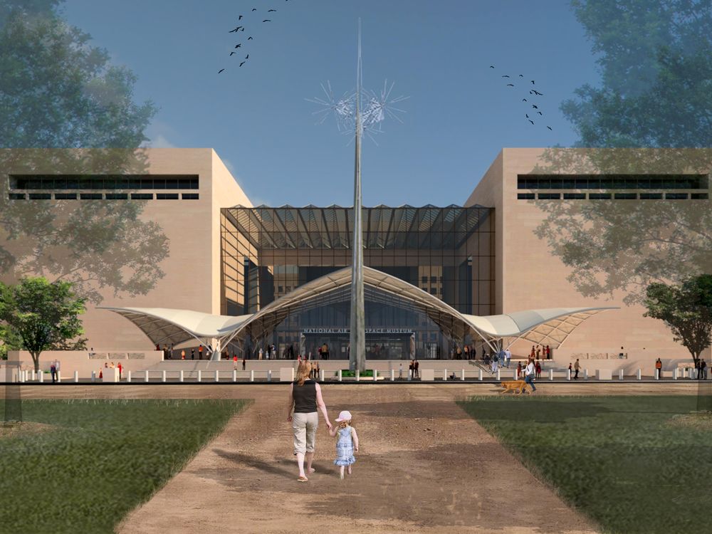 Artist Rendering Air and Space Museum