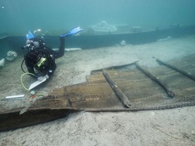 Marine archaeologists first learned of the wreck from local fishermen in 2008.