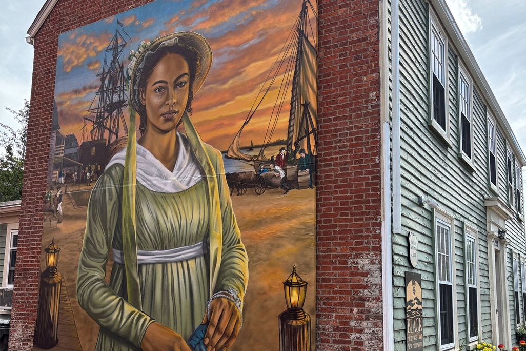 A mural of Ona Judge