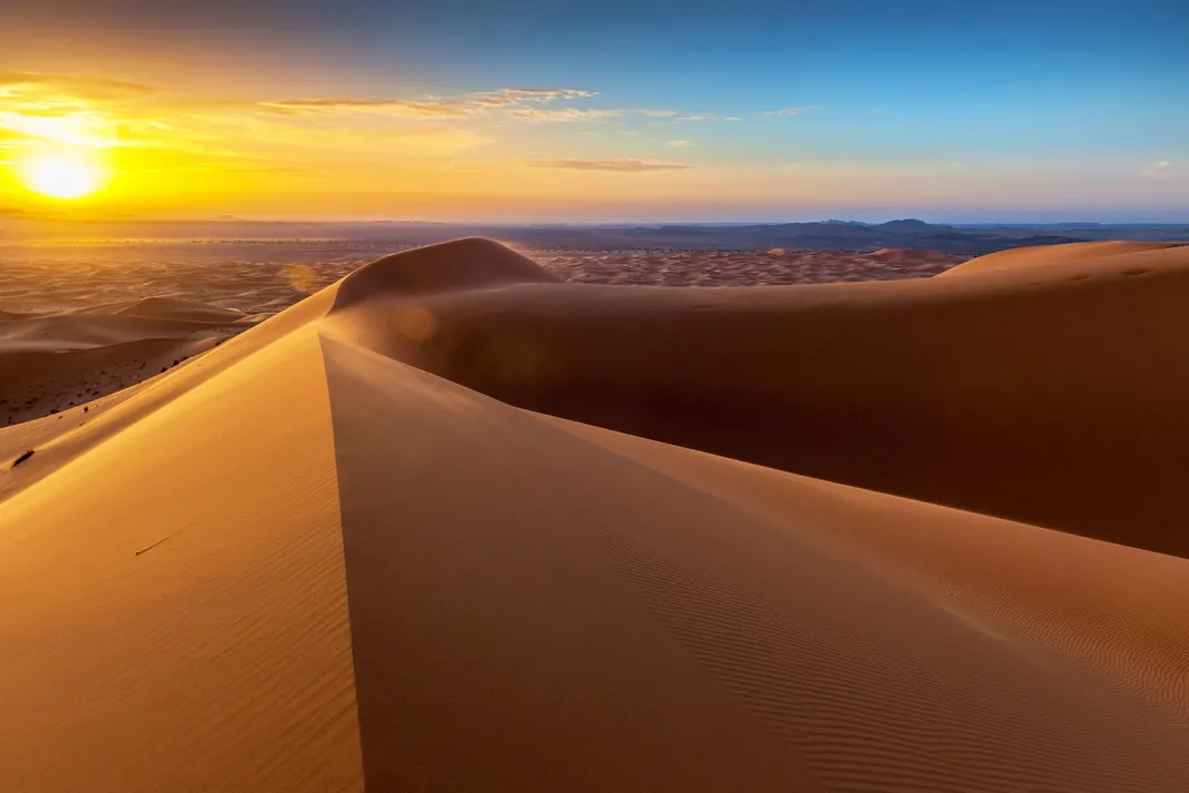 Sand dunes of Morocco