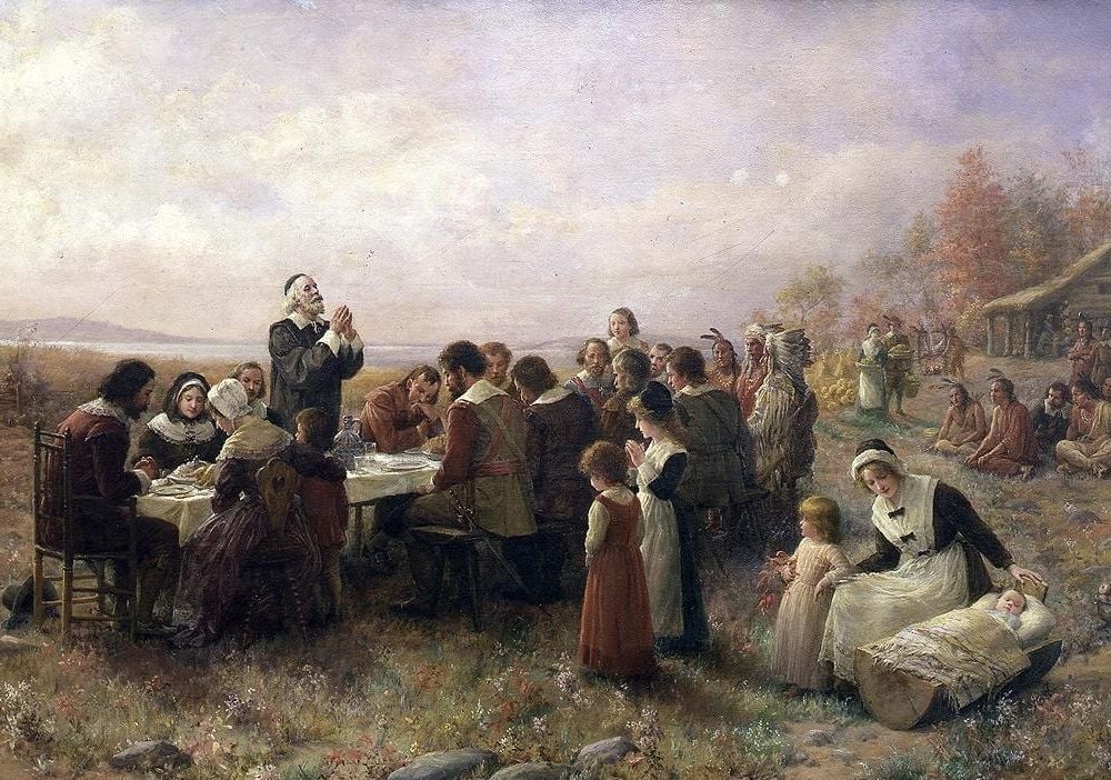 The First Thanksgiving at Plymouth