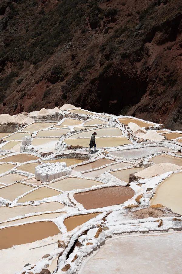 Andean Salt Miner in the Sacred Valley of the Incas thumbnail