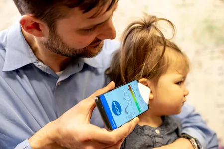 In trials, the app detected the presence of ear fluid with 85 percent accuracy