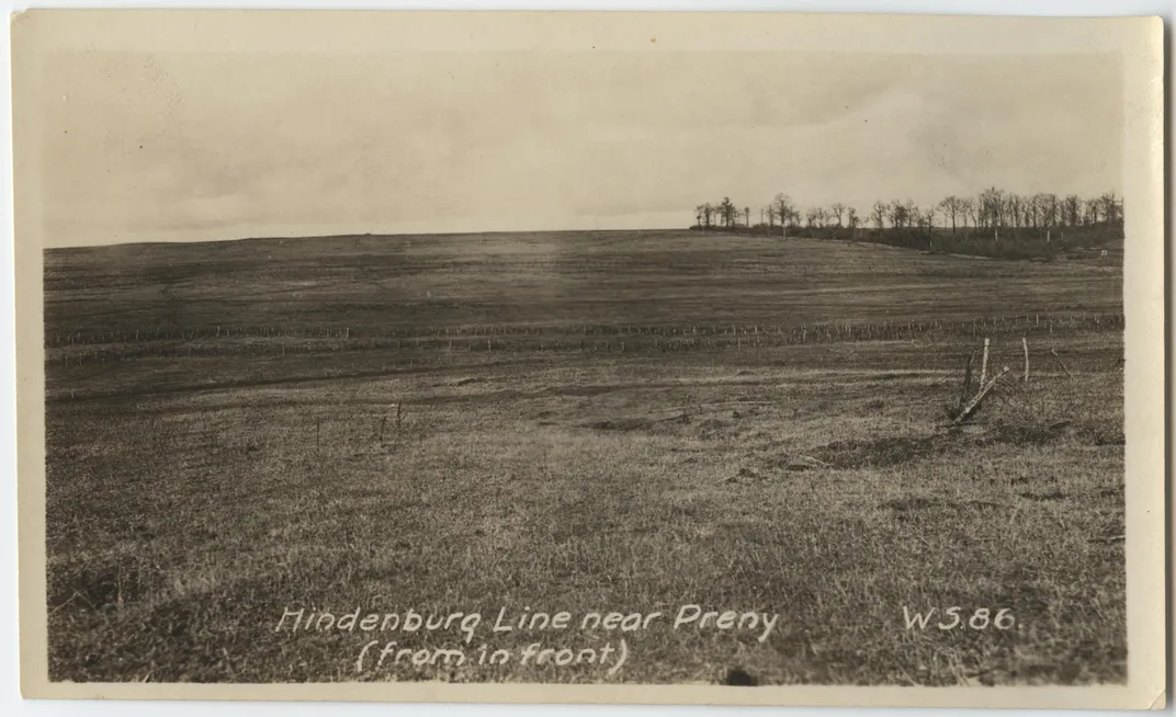 View of the Hindenburg Line