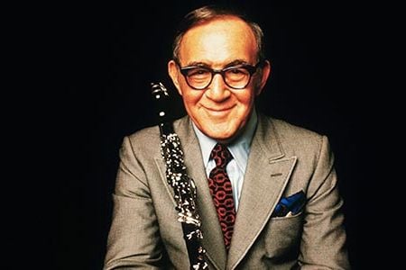 Goodman played the clarinet even "during the commercial breaks of the World Series," according to one of his daughters.