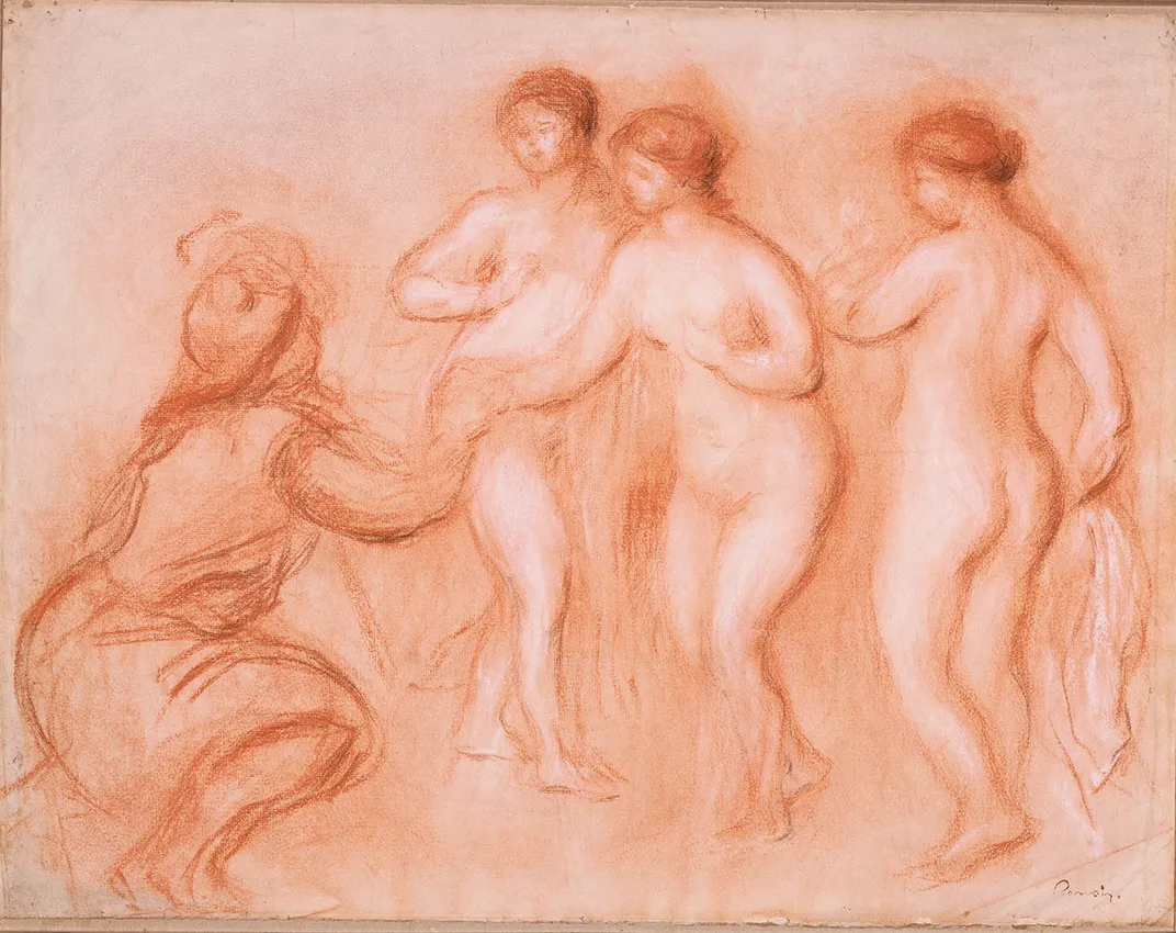 Study for “The Judgment of Paris,” Pierre-Auguste Renoir