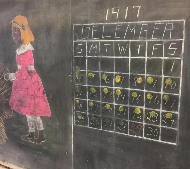 Oklahoma chalkboard