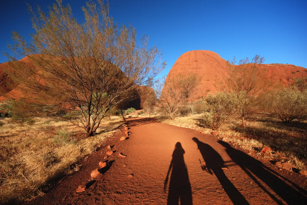Walking at Uluru-Kata Tjuta National Park