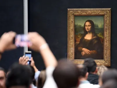 Museum officials say Leonardo&#39;s painting draws 80 percent of the Louvre&#39;s nine million annual visitors.