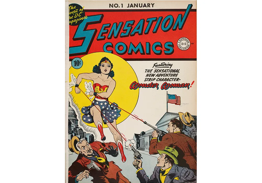 Wonder Woman Comic Cover. 