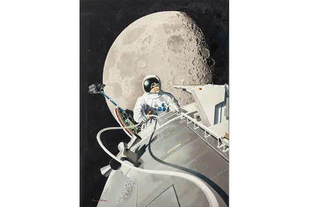 The EVA of Astronauts James Irwin, or Apollo XV EVA, Pierre Mion. 