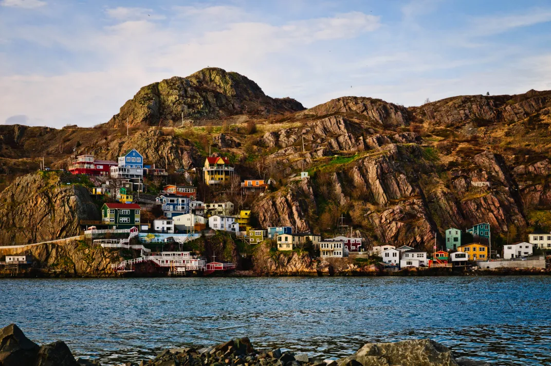 3 - Reminiscent of Italian seaside villas, colorful homes dot the cliffs on the coast of St John’s.