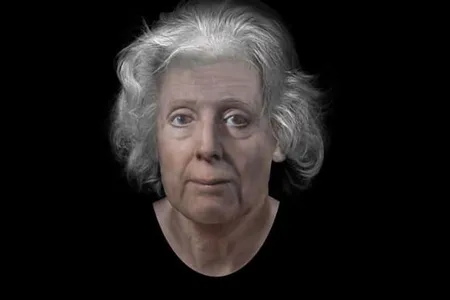A digital reconstruction of Lilias Adie's face