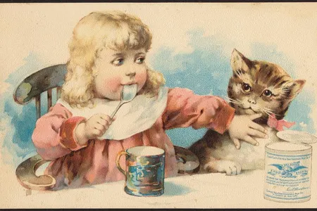 An Eagle Brand Condensed Milk ad from 1891.