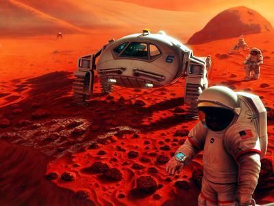 Astronauts traveling to Mars may be able to pack a little lighter with microbes that could make nutrients and the building blocks of plastic.