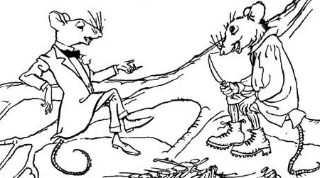 “I’d rather gnaw a bean than be gnawed by continual fear.”