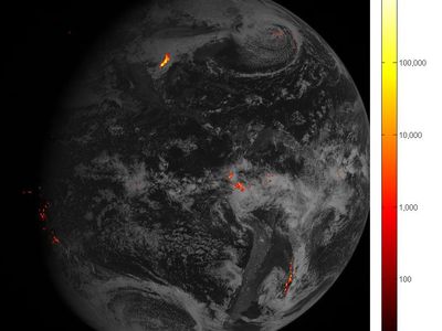 First image from NASA's Geostationary Lightning Tracker