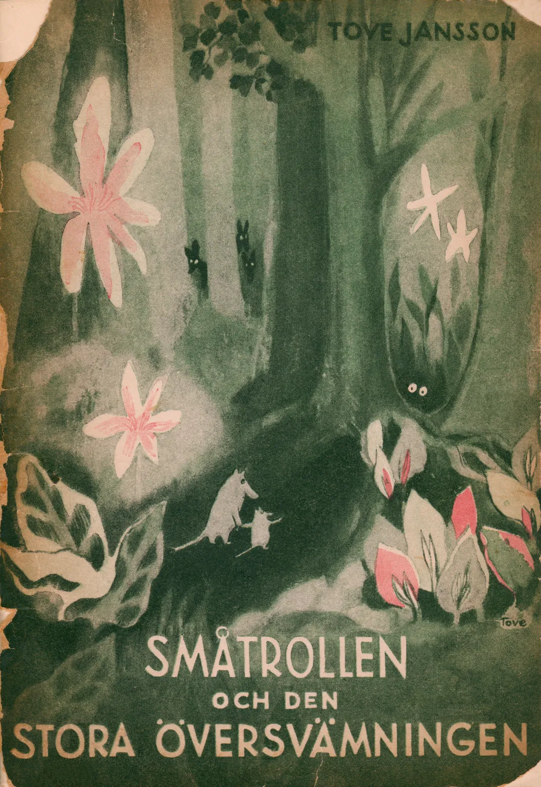 First Swedish edition of the first Moomin story, The Moomins and the Great Flood, 1945