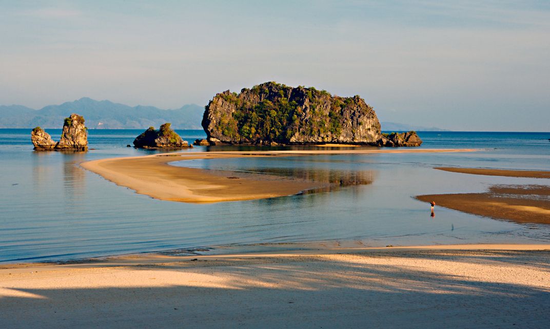 Beautiful beach at Langkawi, Malaysia