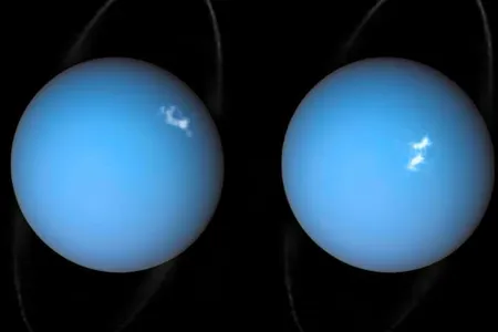 Auroras on Uranus caused by changes in its magnetosphere