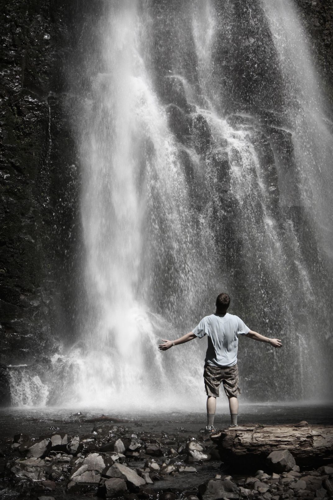 Man experiencing the power of nature. | Smithsonian Photo Contest ...