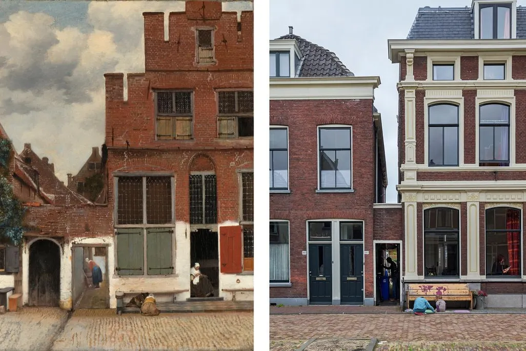 Vermeer Little Street Old and New
