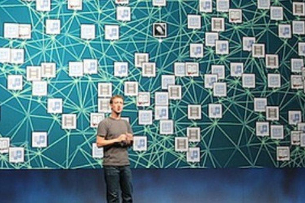 Facebook CEO Mark Zuckerberg pitches the power of frictionless sharing.