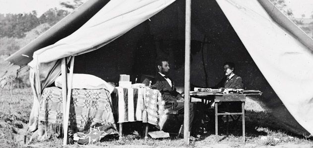 George McClellan and Abraham Lincoln