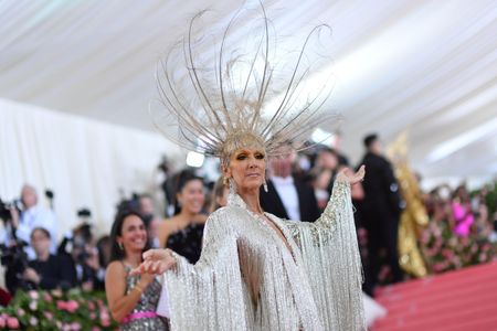 Celine Dion arrives for the 2019 Met Gala at the Metropolitan Museum of Art 